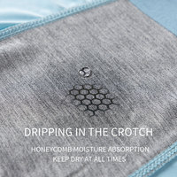 MiiOW 3 sztuk Sexy bez szwu bokserki bielizna męska lodowy jedwab grafen antybakteryjne bokserki majtki majtki bielizna 5XL 2